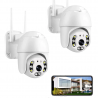 Set 2 camere Smart WiFi control din telefon