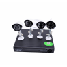 Sistem de supraveghere CCTV FULL HD, Kit DVR cu 4 camere exterior / interior