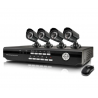Sistem de supraveghere CCTV FULL HD, Kit DVR cu 4 camere exterior / interior