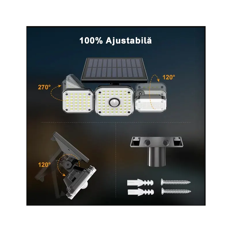 Set 2 Lămpi, 33 W, LED