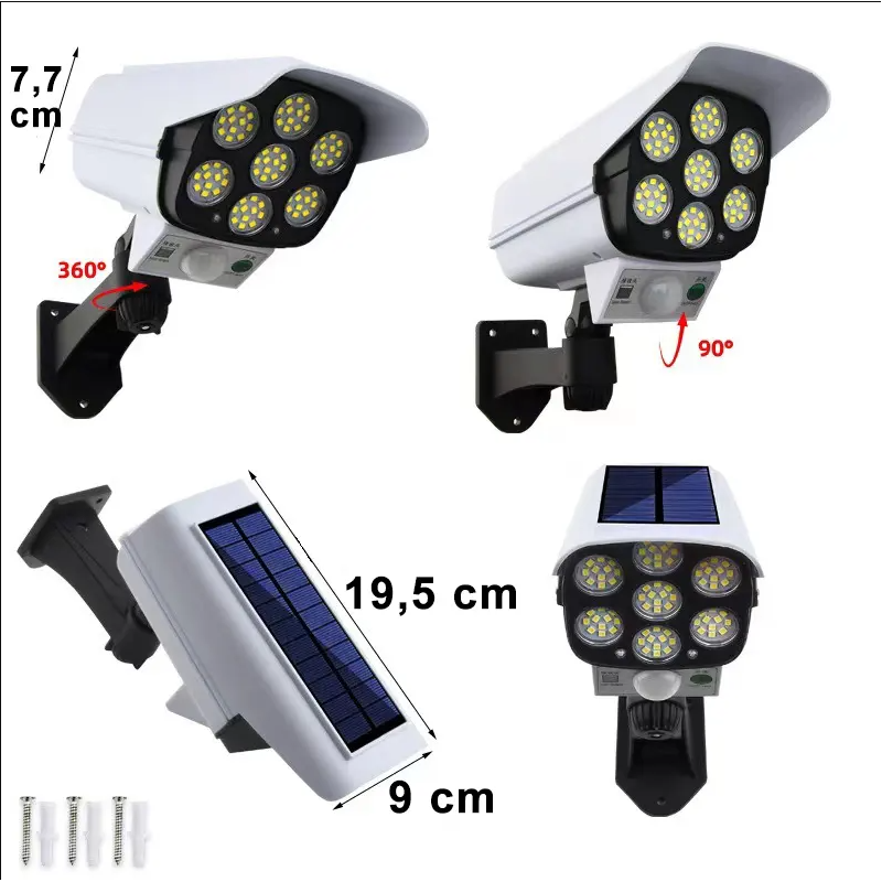 Set 2 Lămpi Cameră Falsă, 30W, LED