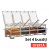 Recipiente de păstrat condimentele set 4 bucăți