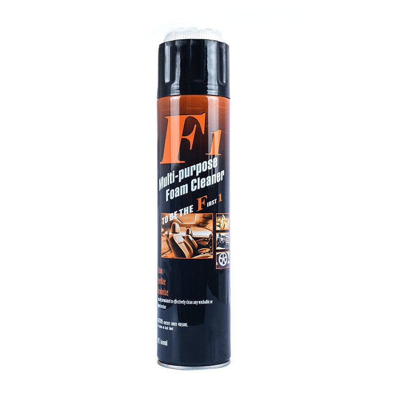 Spray spumă pentru curățat anvelope și cauciuc 650ml cu perie