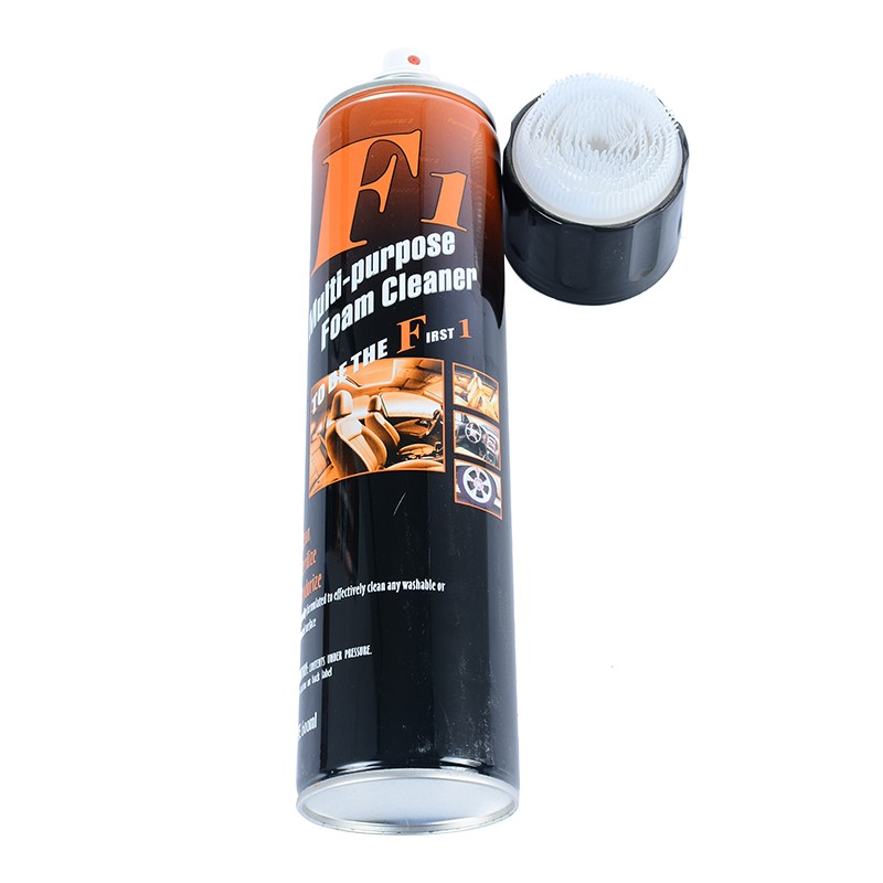 Spray spumă pentru curățat anvelope și cauciuc 650ml cu perie