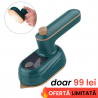 Fier de Călcat Pliabil, Portabil, Aburi, Funcție Călcare umed/uscat, 38W, Verde, 220V