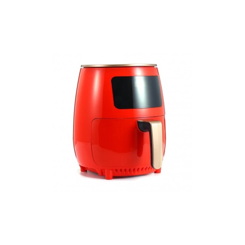 Friteuză cu aer cald AirFryer 2400W, capacitate 6L si afișaj digital, LCD Touch control