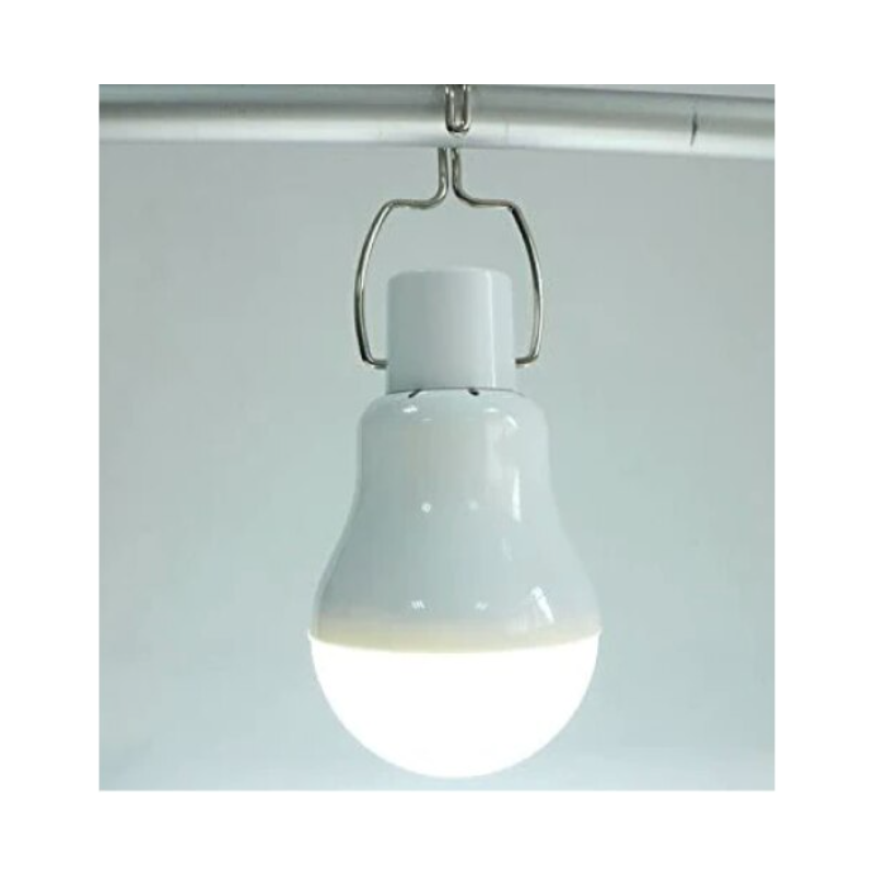 Bec cu leduri portabil 5W, LL-028 si mini panou solar inclus