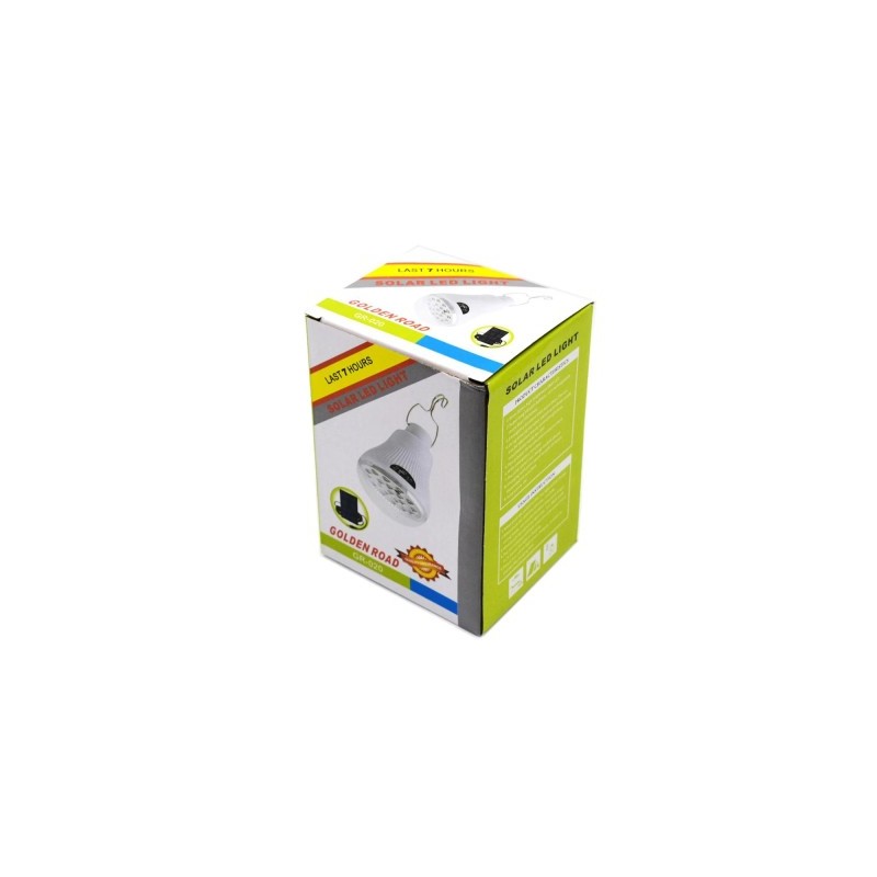 Bec cu leduri portabil 5W, LL-028 si mini panou solar inclus