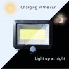 Set 6 x Lampă cu incarcare solară și senzor de mișcare SL-F100, putere 10W, protecție la umiditate și praf IP65