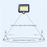 Set 6 x Lampă cu incarcare solară și senzor de mișcare SL-F100, putere 10W, protecție la umiditate și praf IP65