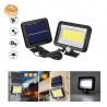Set 6 x Lampă cu incarcare solară și senzor de mișcare SL-F100, putere 10W, protecție la umiditate și praf IP65