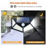 Set 10 lămpi solare 100 LED - 3 moduri de iluminare