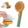 Perie par de animale cu buton de autocuratare PET BRUSH