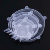 Set 12 capace flexibile din silicon, marimi diferite, transparente teleMAG