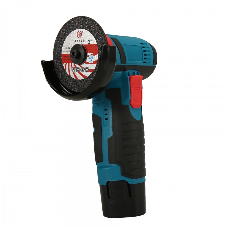 Polizor unghiular electric pe litiu de 3 inch, mini, portabil, pentru tăiere, mașină de șlefuit de mână pentru uz casnic