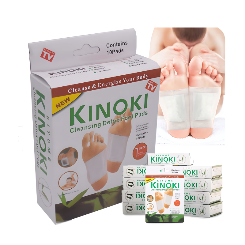 Set de 100 Plasturi Detoxifianti KINOKI – Eliminare Toxine și Energie Îmbunătățită