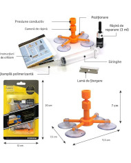 Kit Reparare Parbriz Auto Vanwoke – Crăpături și Zgârieturi Geamuri Auto