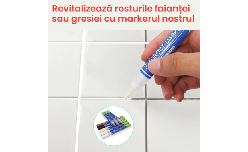 Marker Reparator Rosturi | Revitalizează Gresia și Faianța Marker Reparator Rosturi | Revitalizează Gresia și Faianța